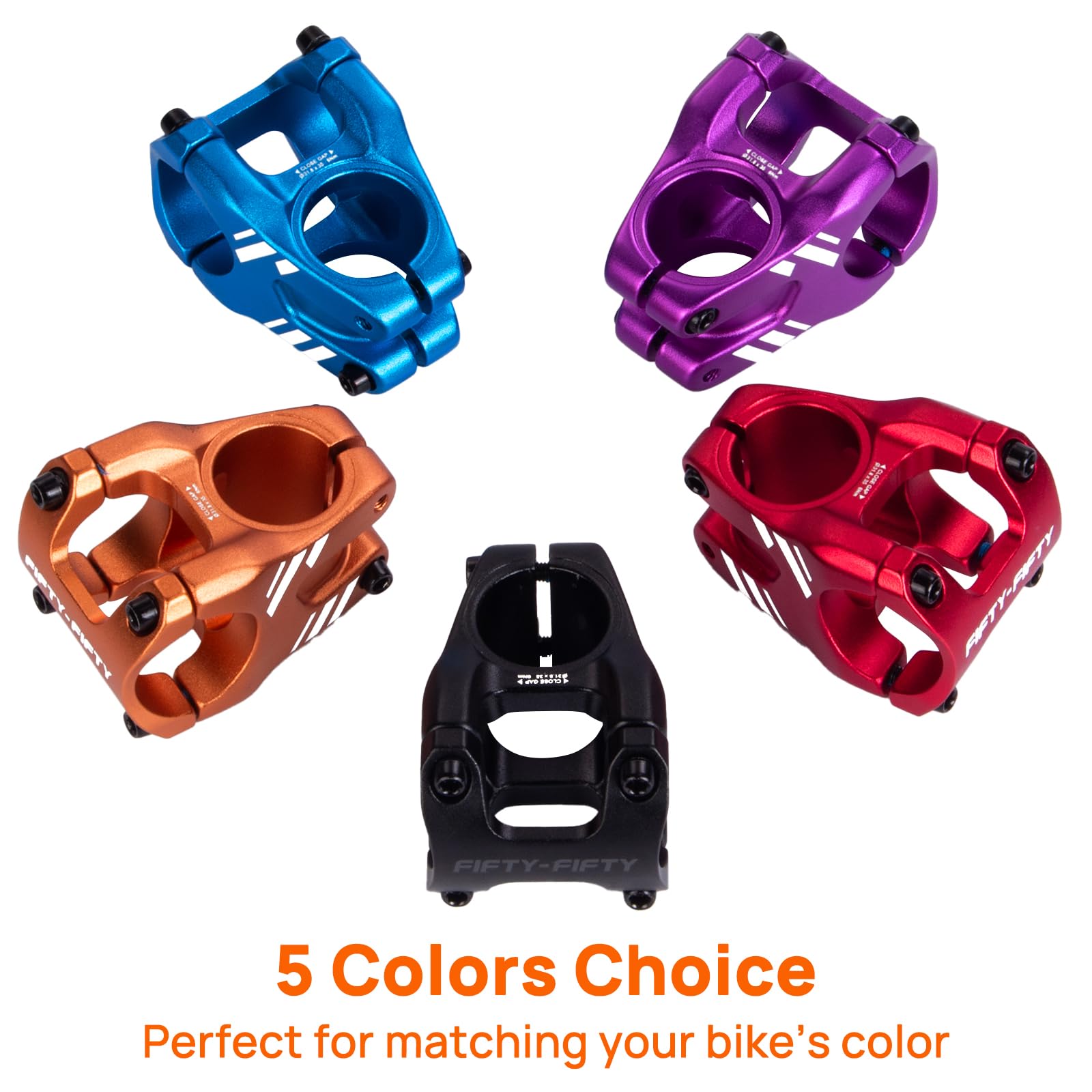 Amazon.com : FIFTY-FIFTY Mountain Bike Stem, Aluminum Alloy Short